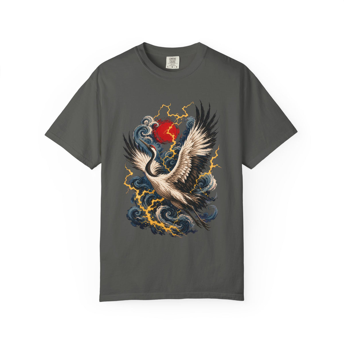 Sumi Ink Thunder Crane Graphic Tee