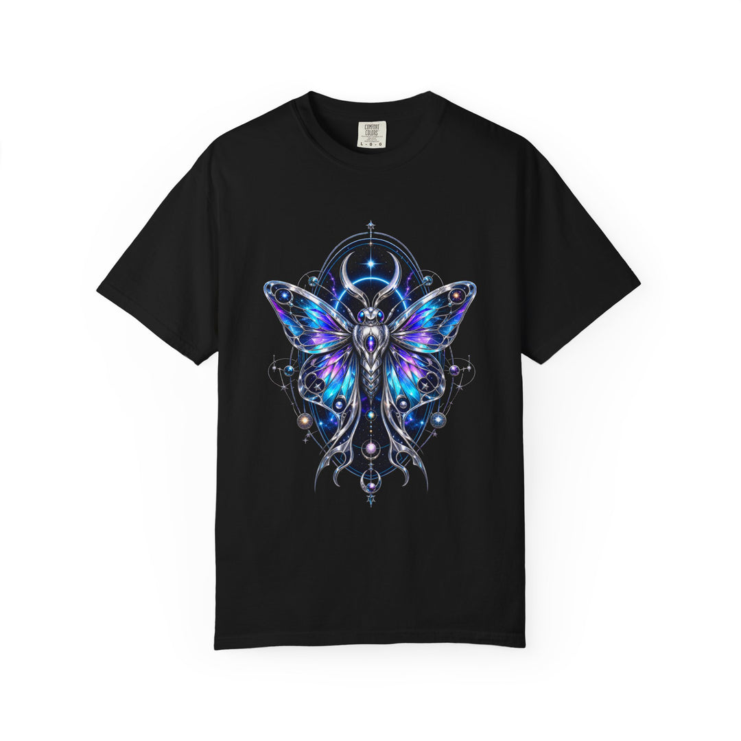 Chrome Cosmic Moth Oracle T-Shirt Graphic