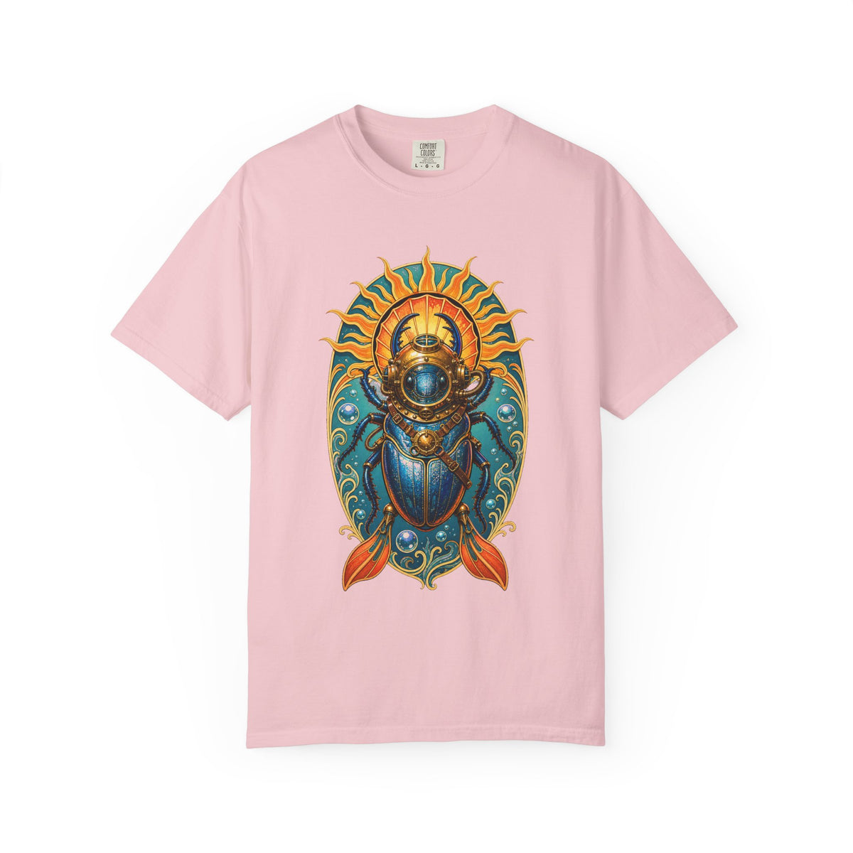 Cerulean Sun Beetle Diver Graphic Tee