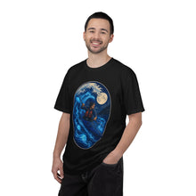 Bioluminescent Night Paddler Cyanotype Graphic Tee