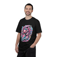 Y2K Bubblegum Axolotl Racer T-Shirt Graphic