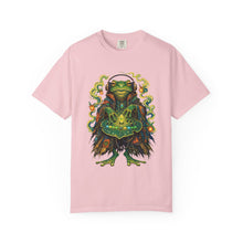 Neon Swamp Frog Synth Mage T-Shirt Graphic