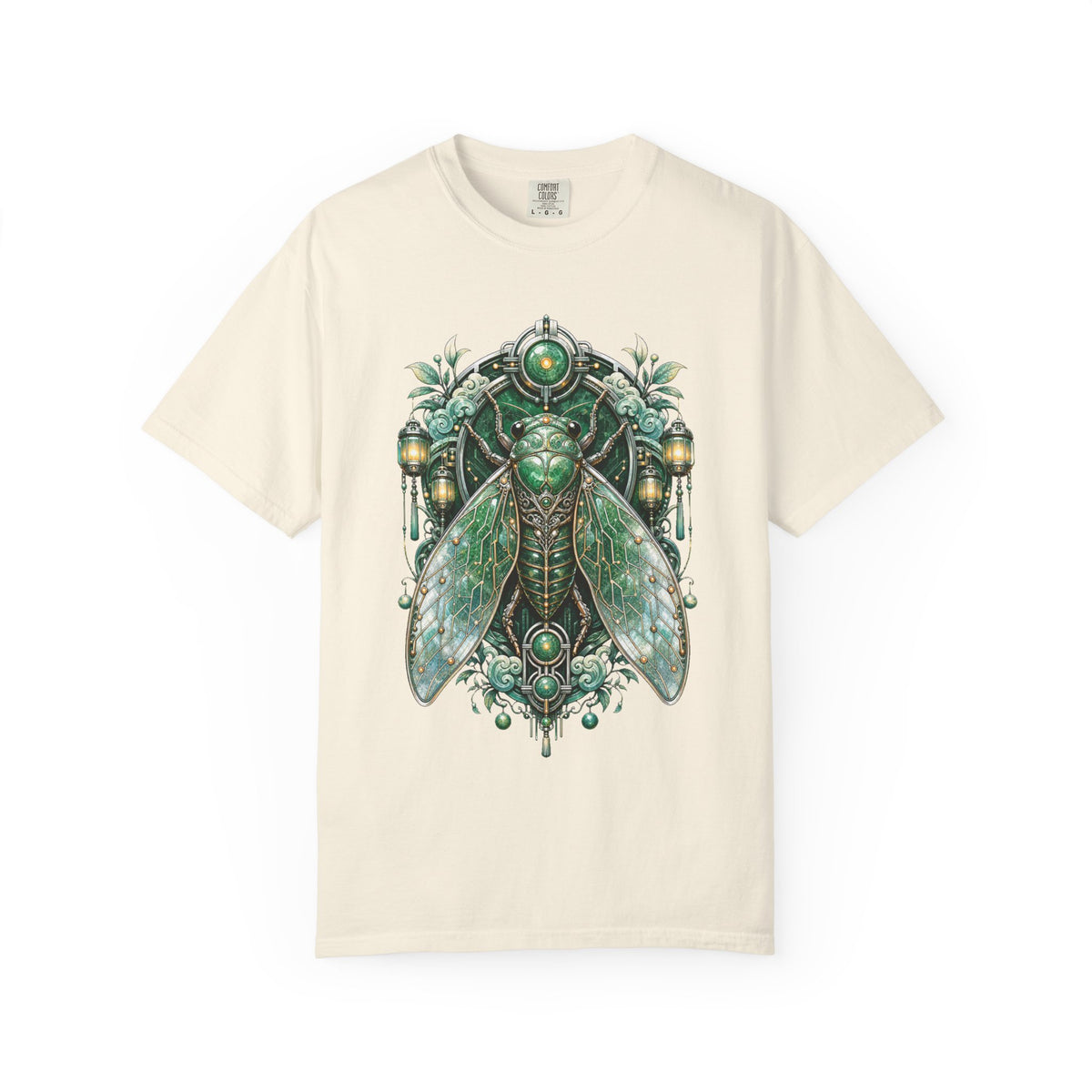 Cyber Jade Cicada Graphic Tee