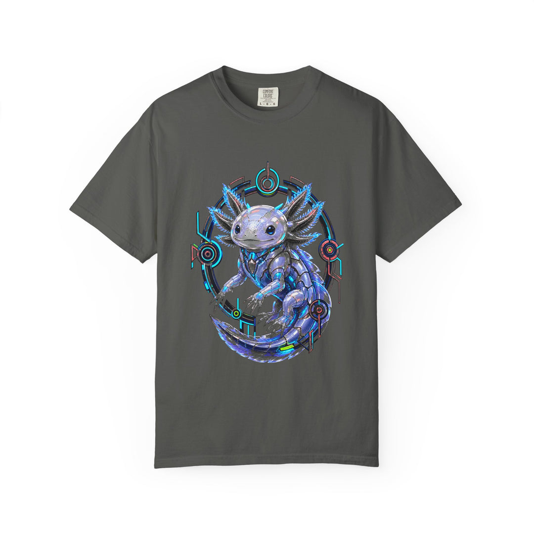 Neon Noir Glass Axolotl Graphic Tee