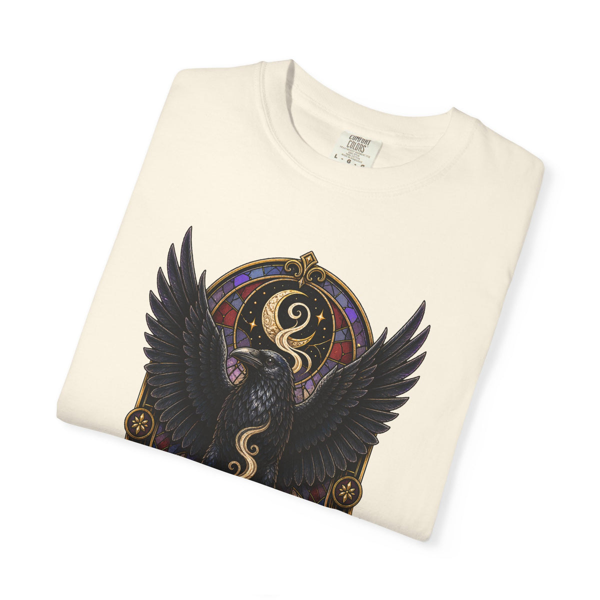 Gothic Espresso Raven T-Shirt Graphic