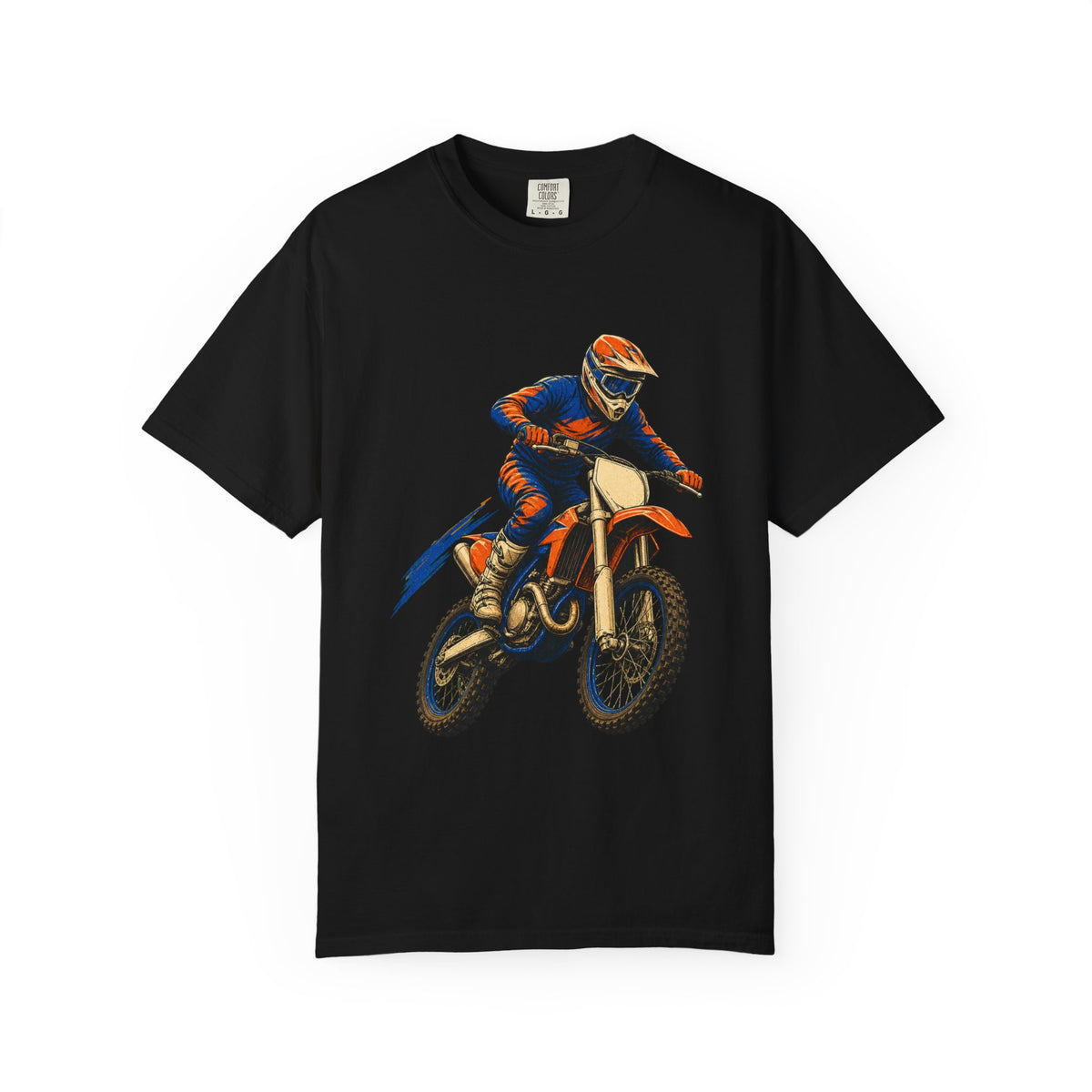Enduro Mud Jump Race Poster Graphic Tee