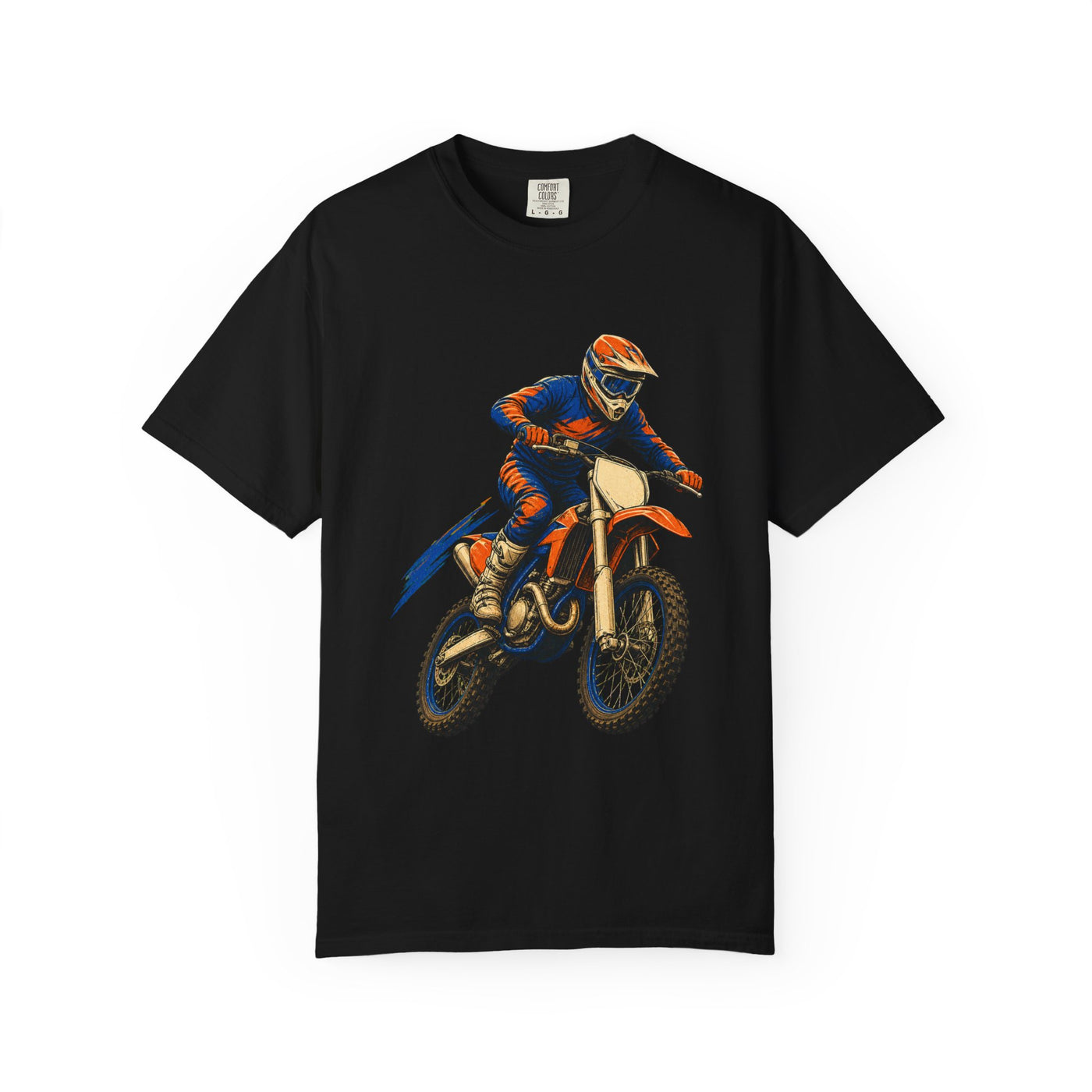 Enduro Mud Jump Race Poster Graphic Tee
