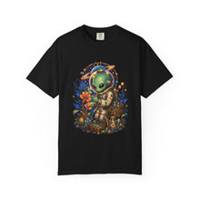 Alien Field Botanist Retro T-Shirt Graphic