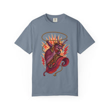 Red Violet Leopard Slug Rodeo Graphic Tee