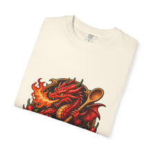 Chili Pepper Dragon Kitchen Crest T-Shirt Graphic