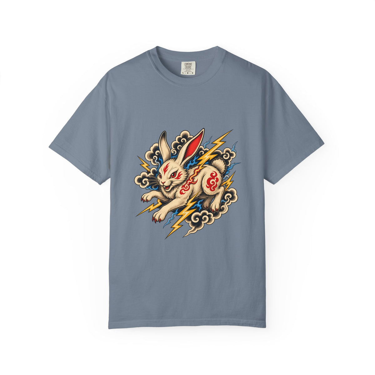 Tattoo Thunder Rabbit Graphic Tee