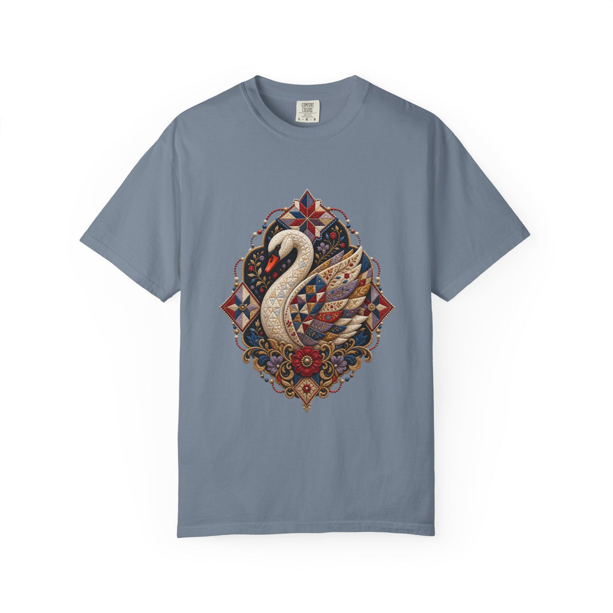 Neo-Craft Quilted Swan Relic Graphic Tee