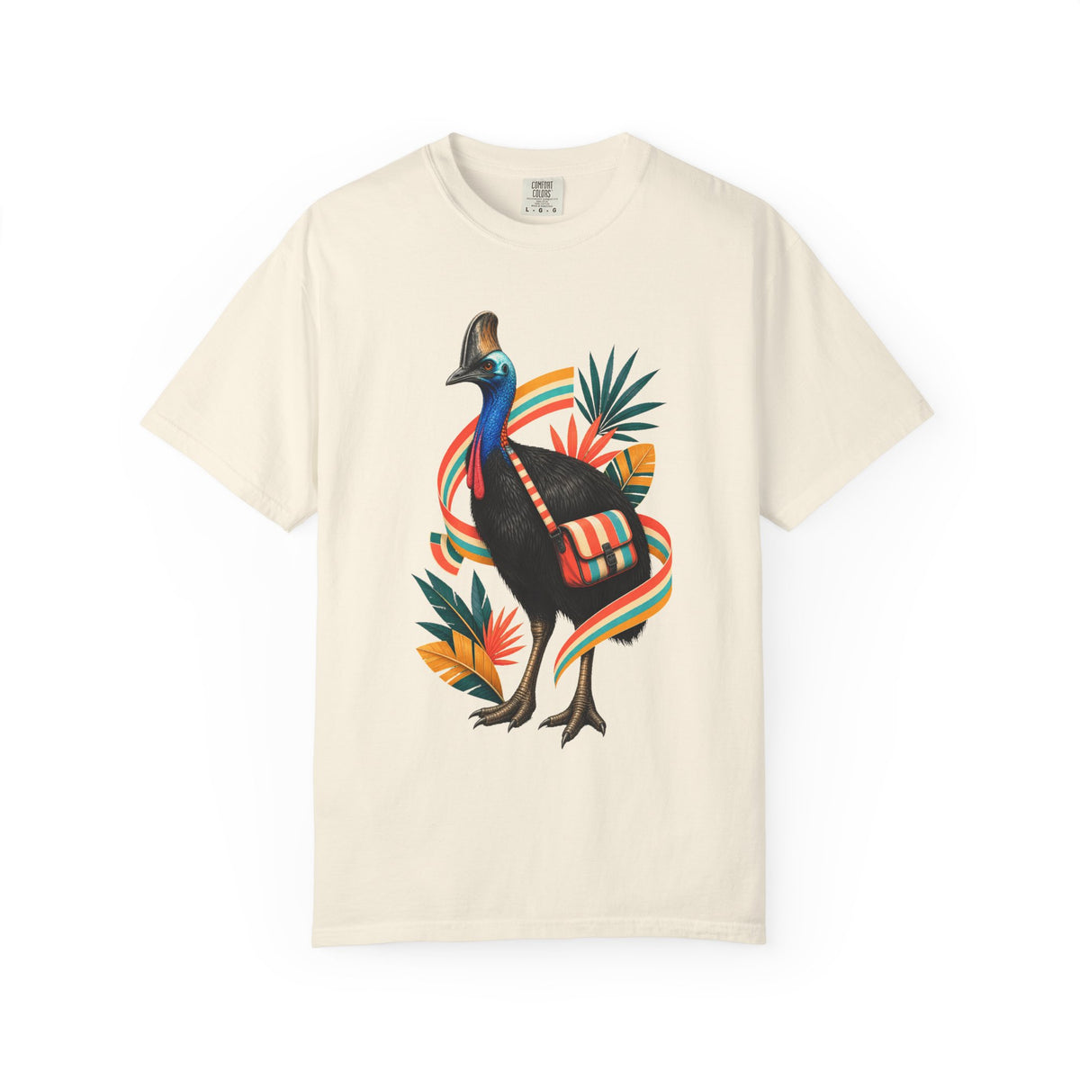 Deck Stripe Cassowary Graphic Tee