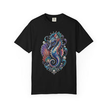 Sequin Seahorse Opera Mask T-Shirt Graphic