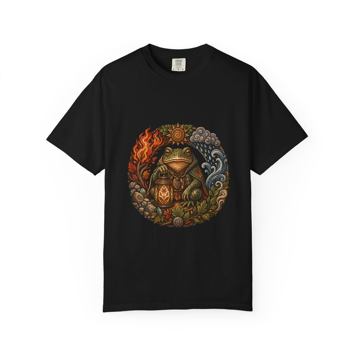 Elemental Folk Toad Lantern T-Shirt Graphic