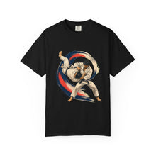 Shoulder Throw Judo Brushwork Graphic Tee