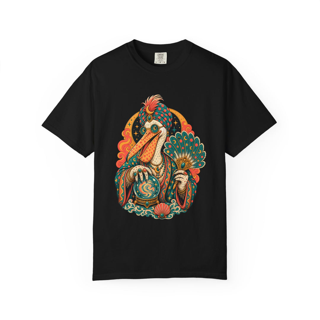 Acid Polka Dot Pelican Fortune Teller T-Shirt Graphic