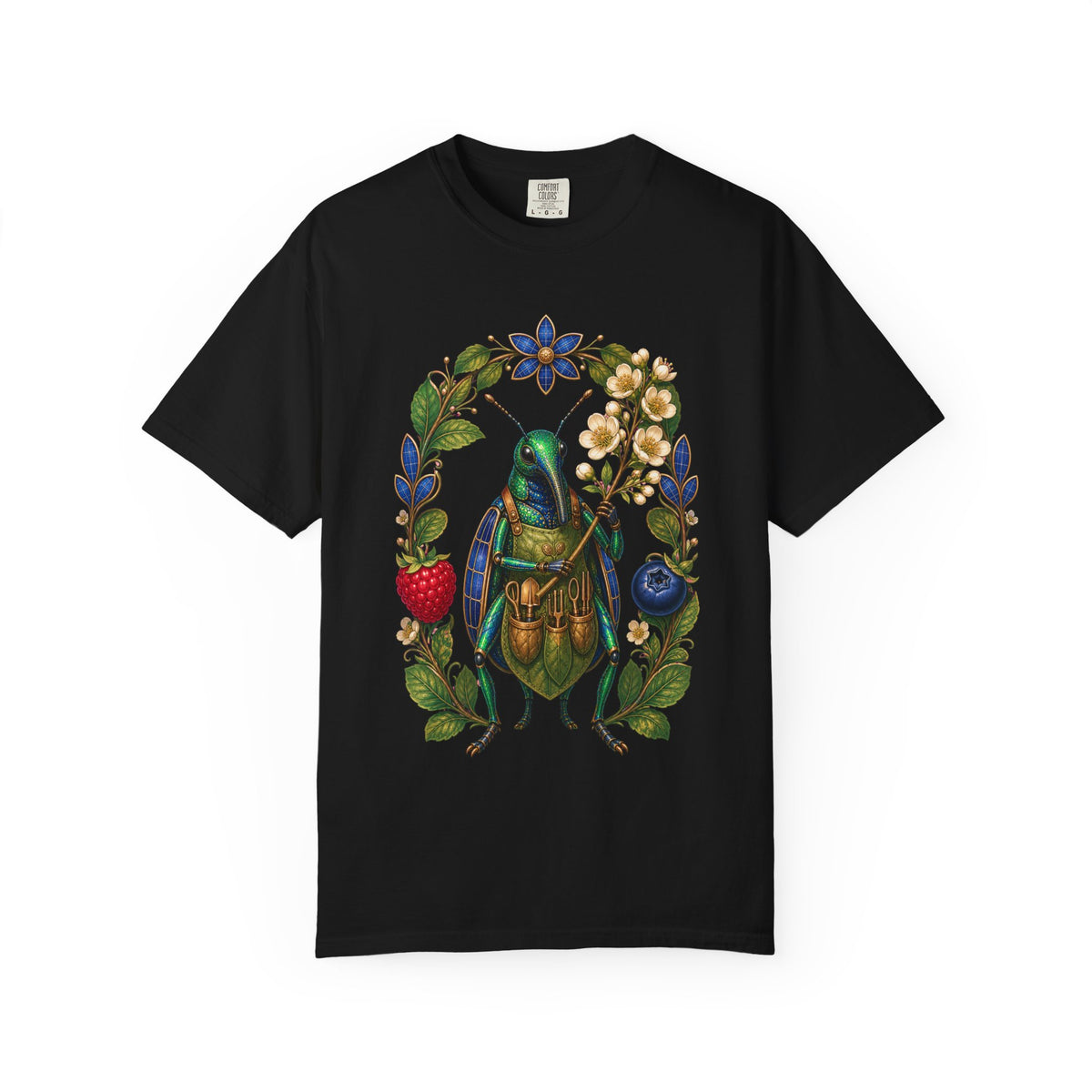 Solarpunk Berry Weevil Florist Graphic Tee