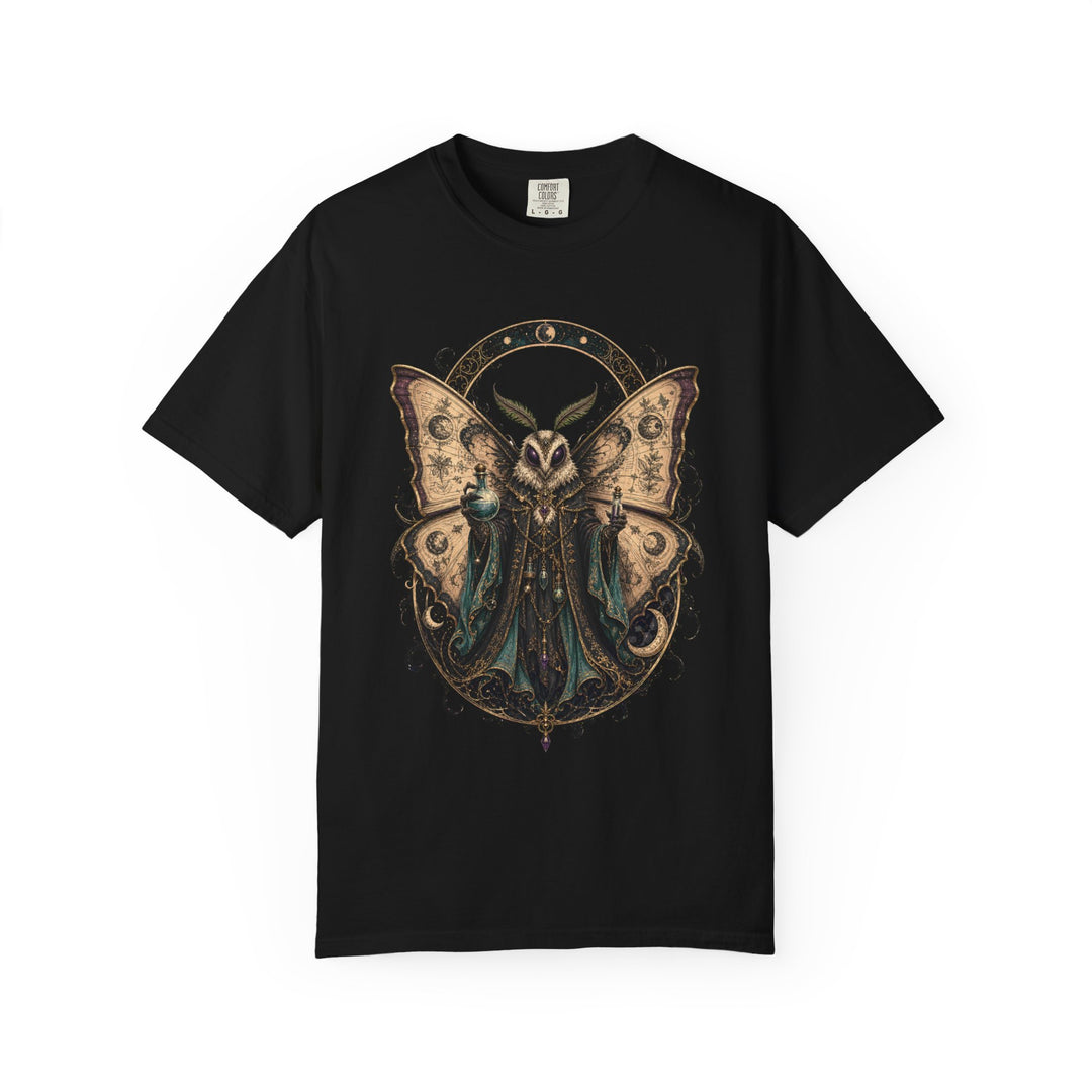 Gothic Bookmoth Alchemist T-Shirt Graphic
