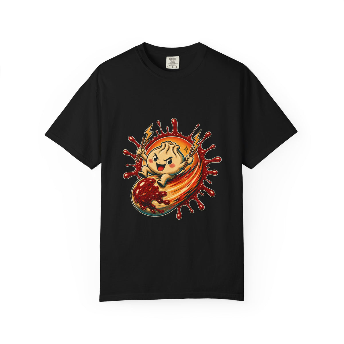 Retro Dumpling Comet Spirit T-Shirt Graphic