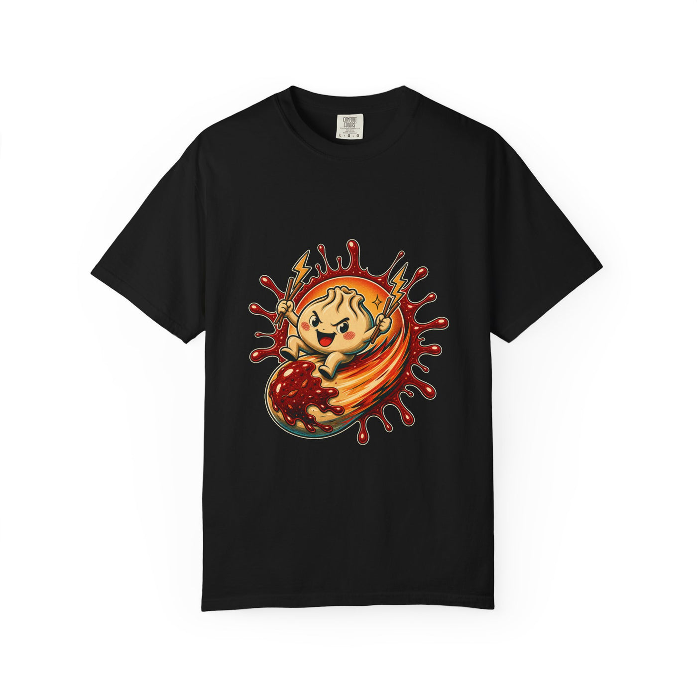 Retro Dumpling Comet Spirit T-Shirt Graphic
