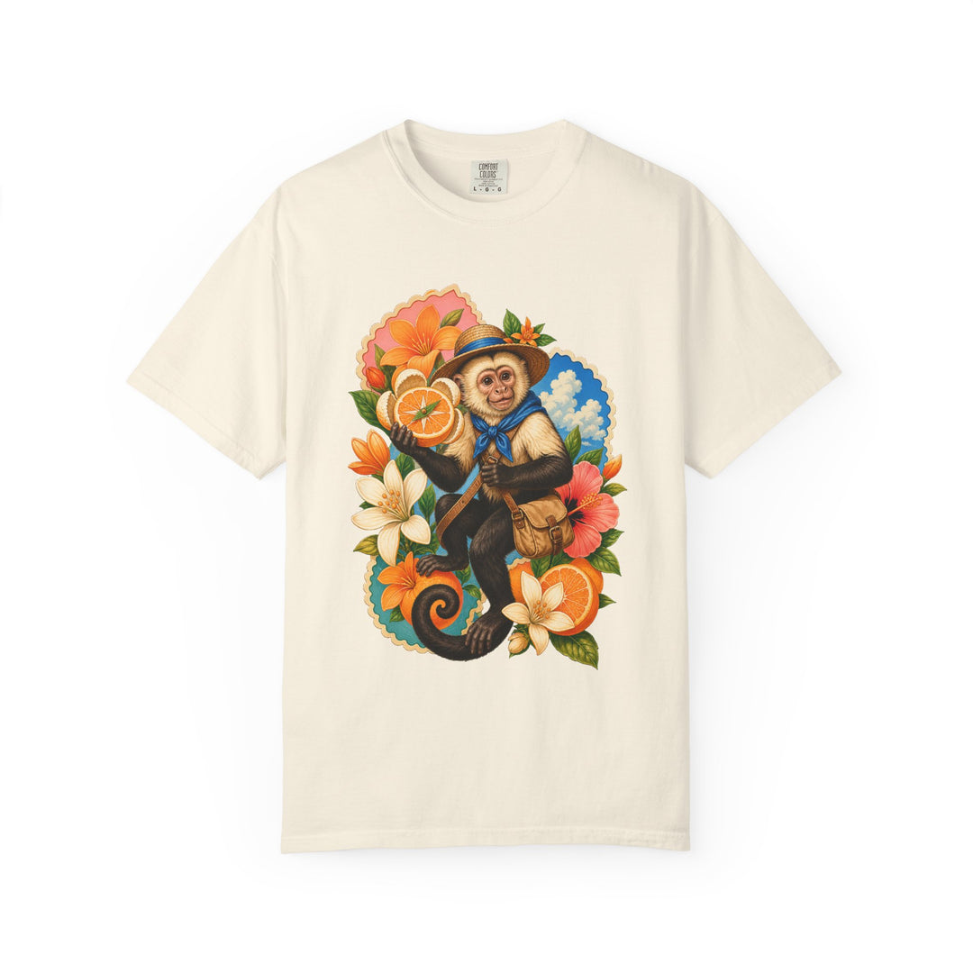 Postcard Citrus Capuchin Graphic Tee