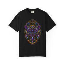 Neon Art Deco Moth Oracle T-Shirt Graphic