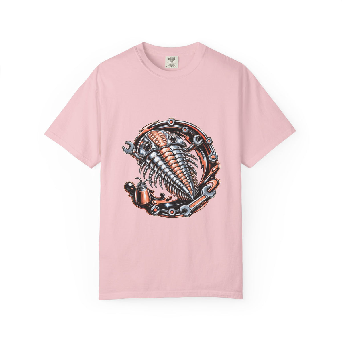 Chrome Peach Trilobite Mechanic Graphic Tee