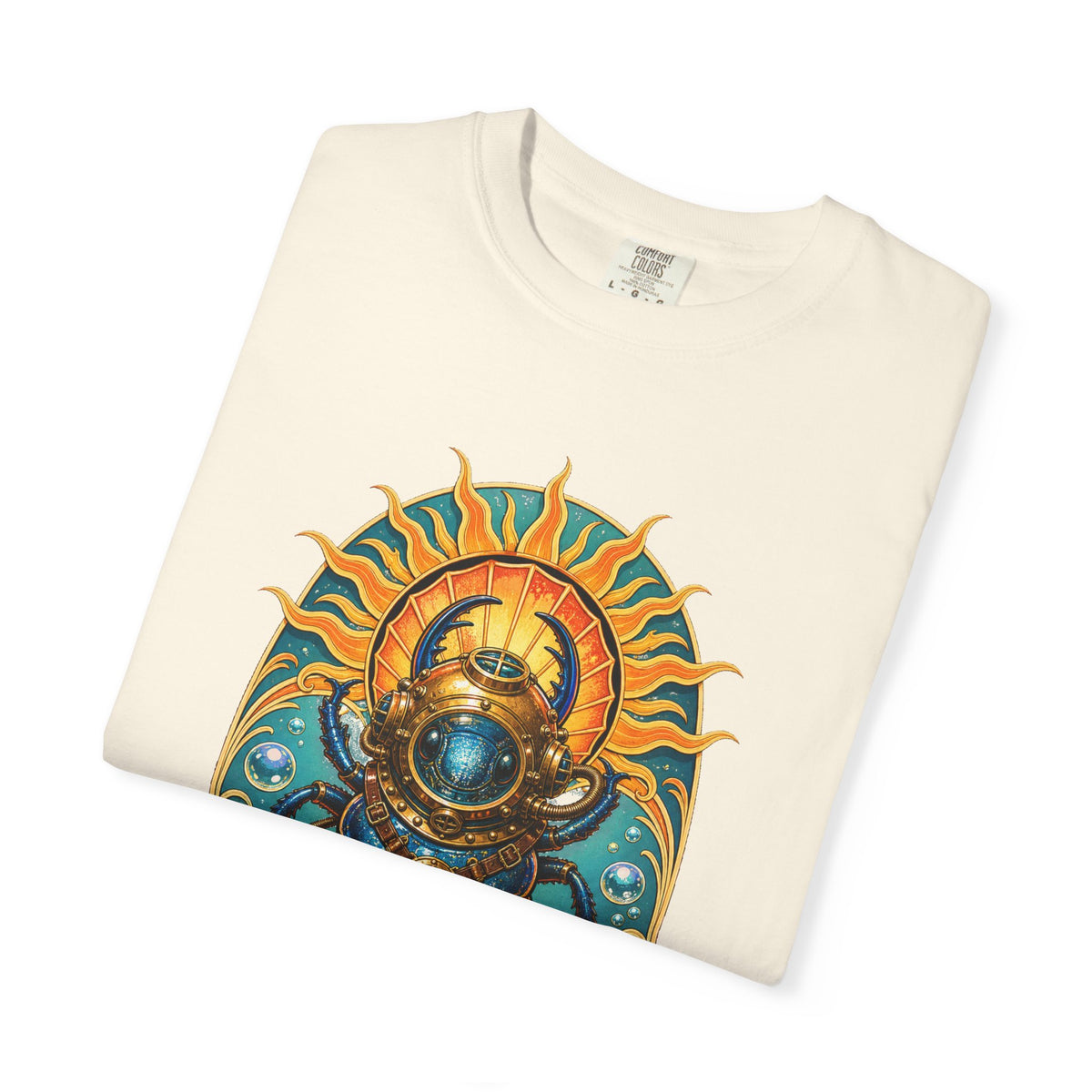 Cerulean Sun Beetle Diver Graphic Tee