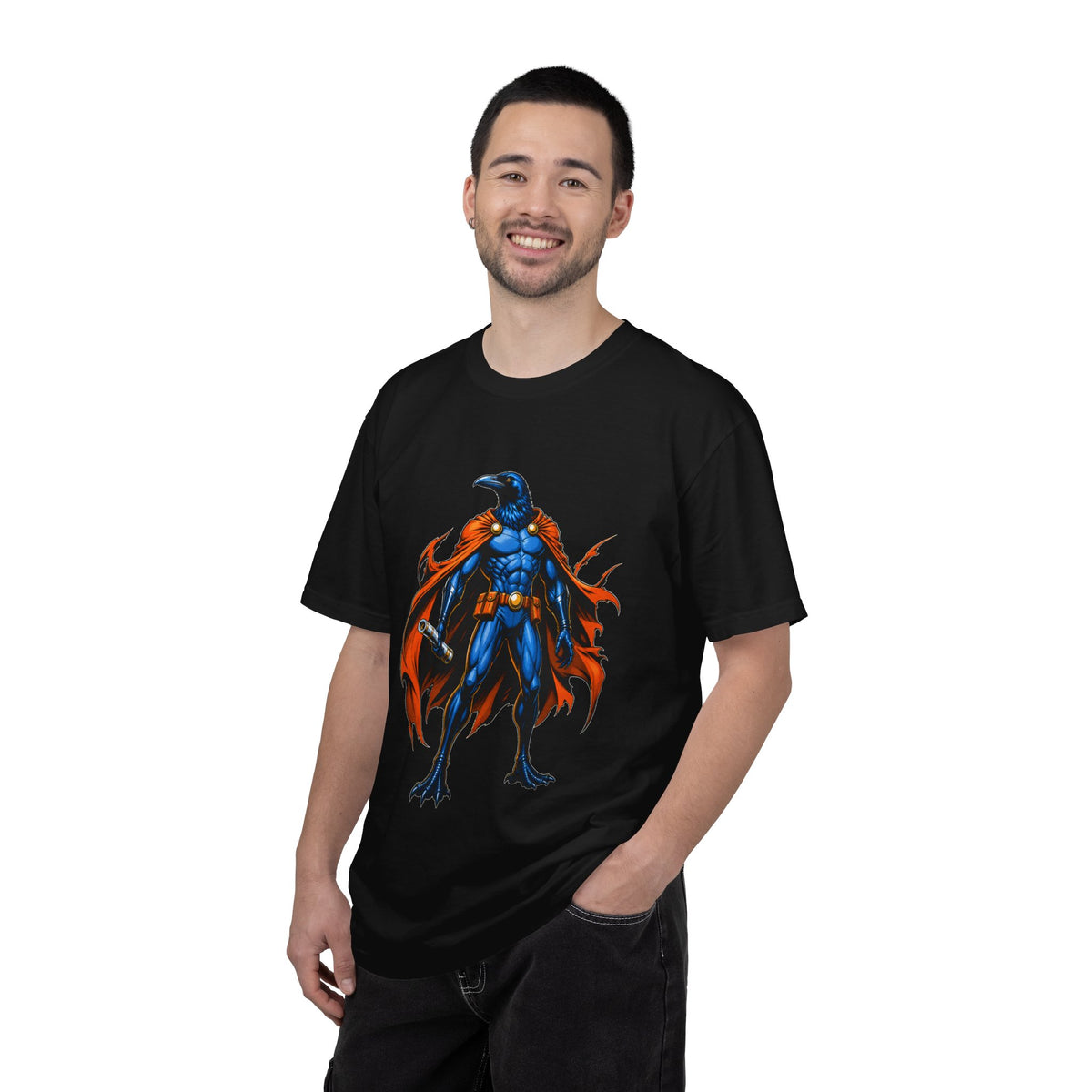 Raven Vigilante Cape T-Shirt Graphic