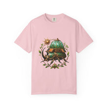 Solarpunk Greenhouse Rhino Beetle Graphic Tee