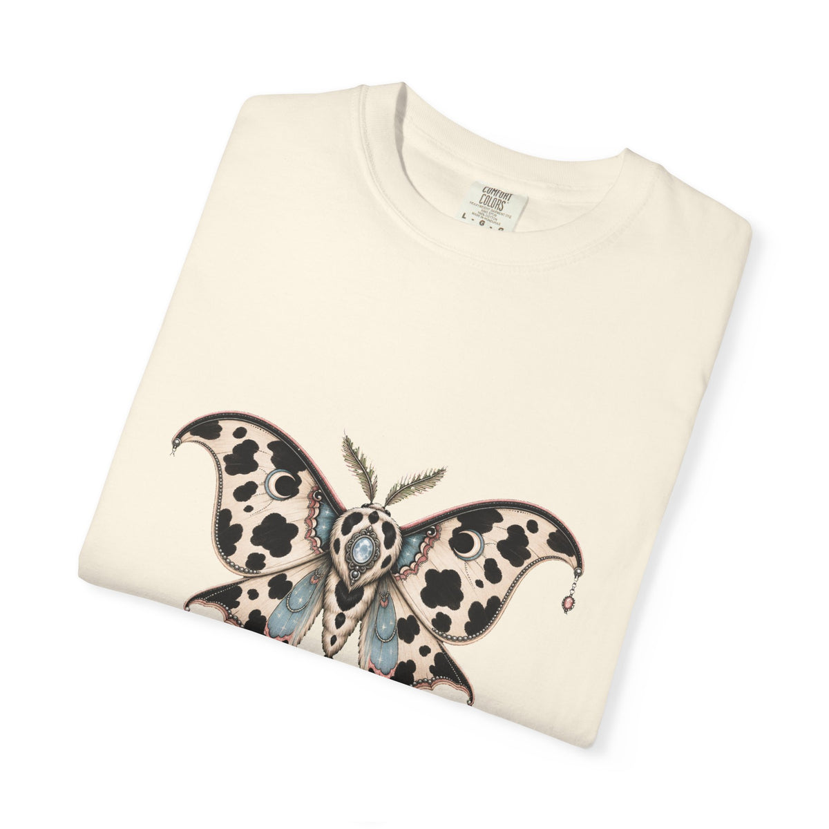 Cowprint Lunar Moth Graphic Tee