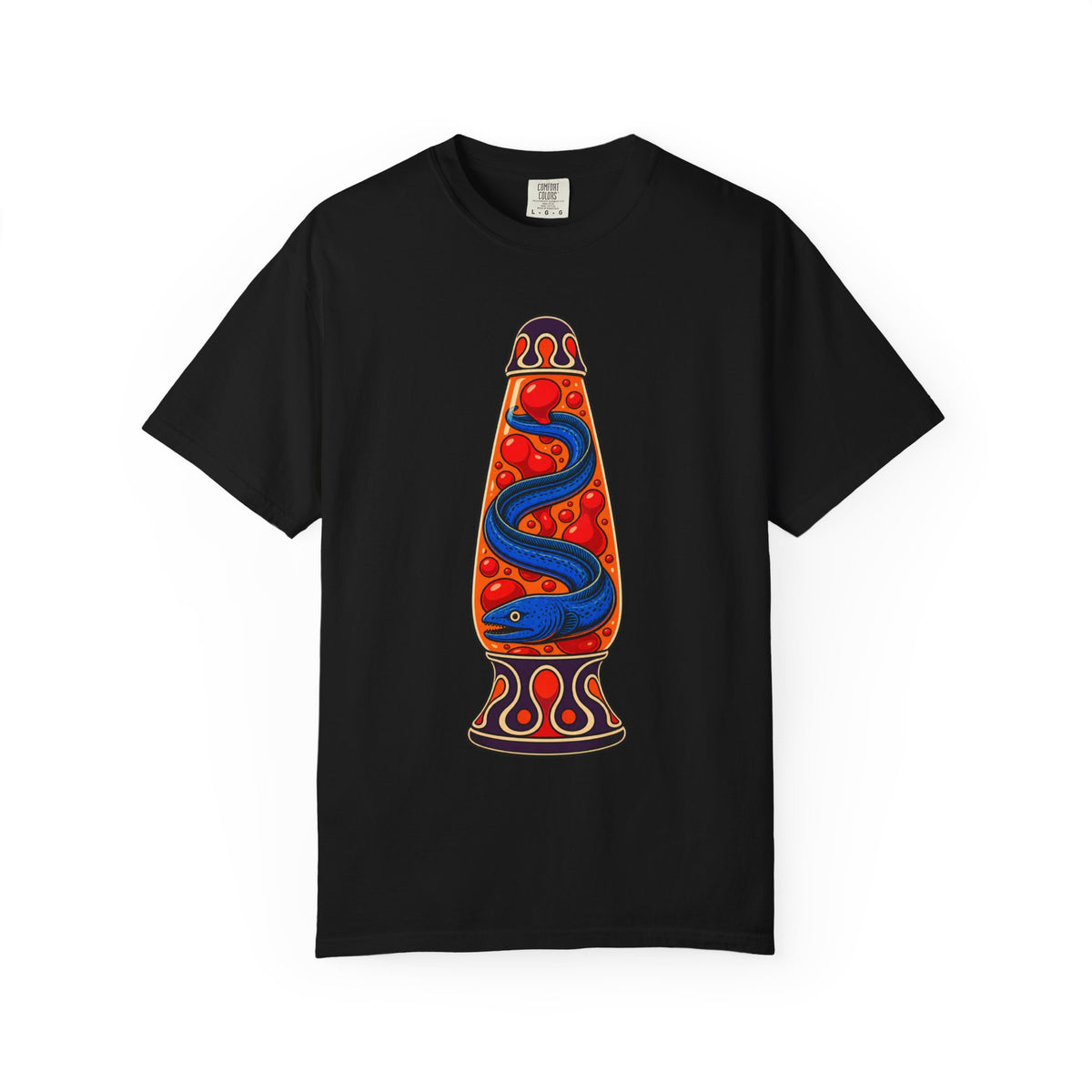 Lava Lamp Eel Psychedelic Graphic Tee