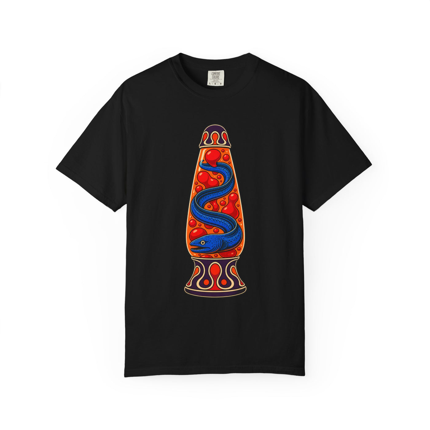 Lava Lamp Eel Psychedelic Graphic Tee