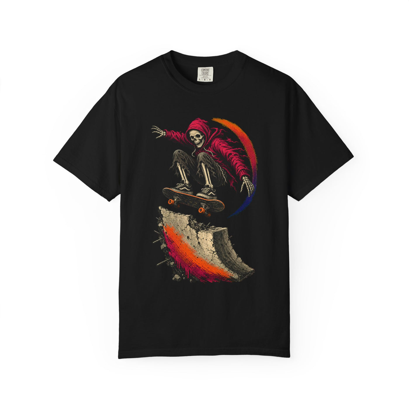 Concrete Skate Reaper Punk Graphic Tee