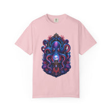 Neon Reef Octopus Shrine T-Shirt Graphic