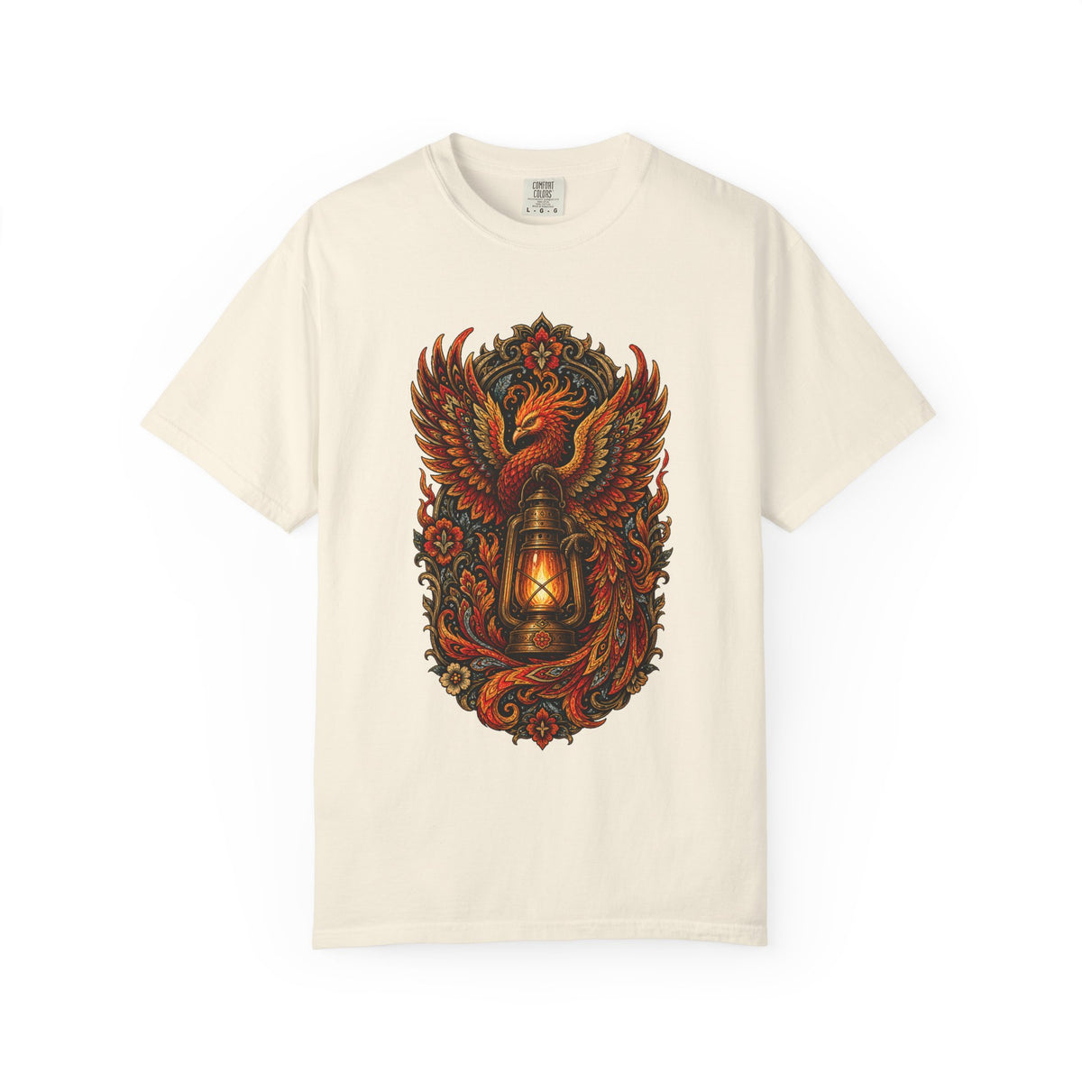 Folk Firebird Lantern T-Shirt Graphic