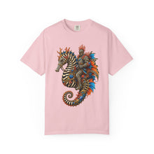 Zebra Coral Seahorse Rider Graphic Tee
