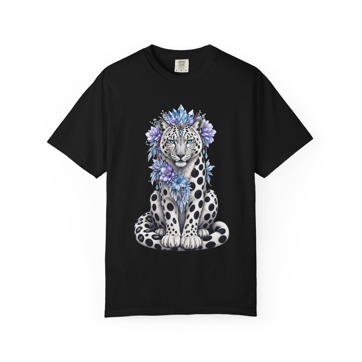 Polka Dot Snow Leopard Graphic Tee