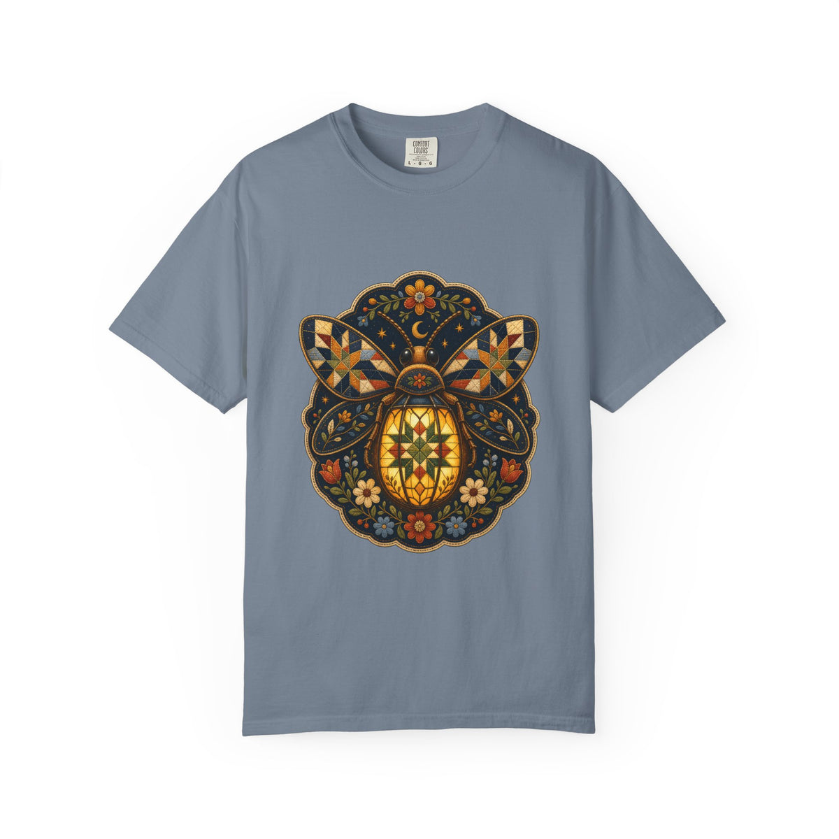 Folk Quilt Firefly Lantern Graphic Tee