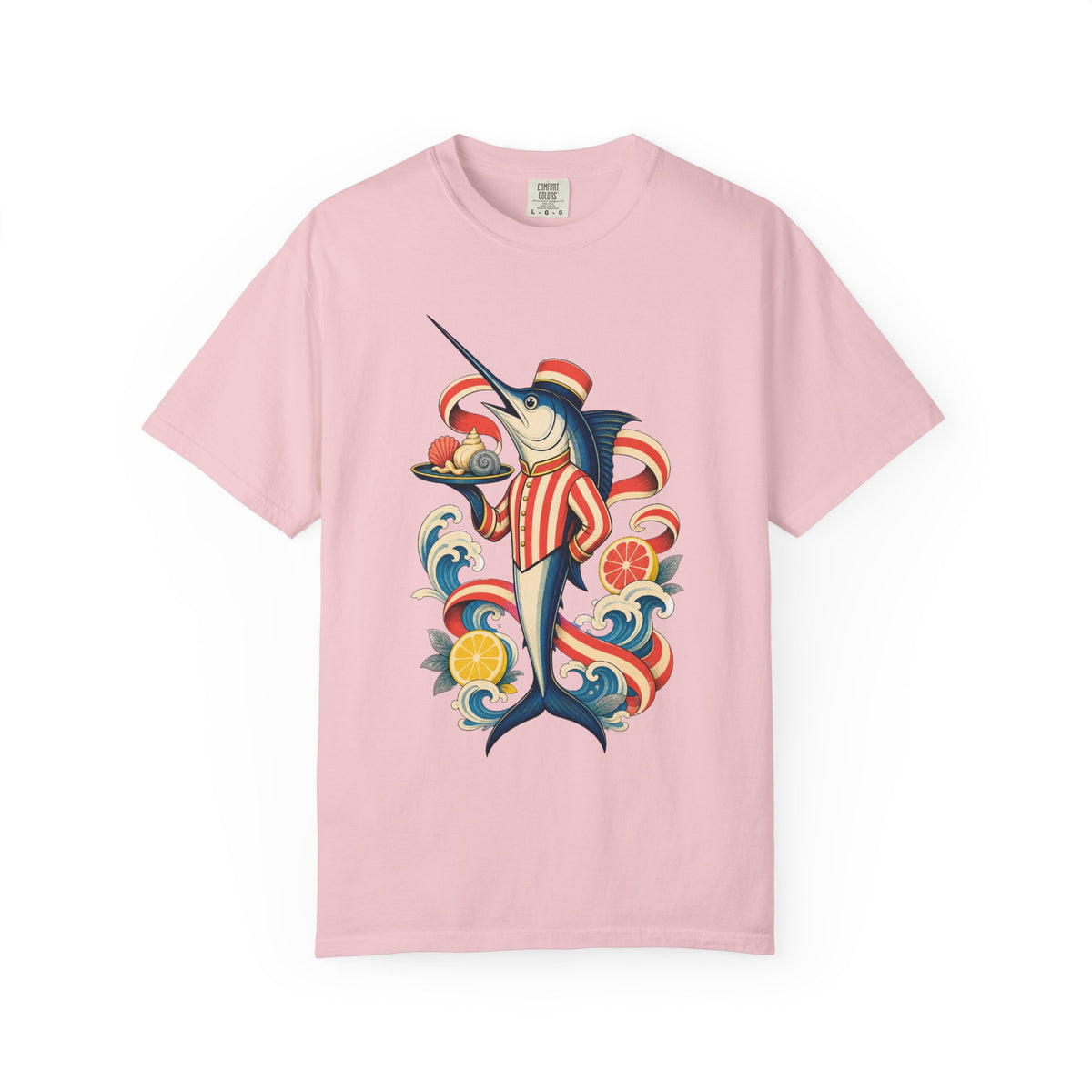 Cabana Stripe Swordfish Graphic Tee