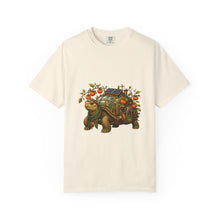 Solarpunk Persimmon Tortoise Graphic Tee