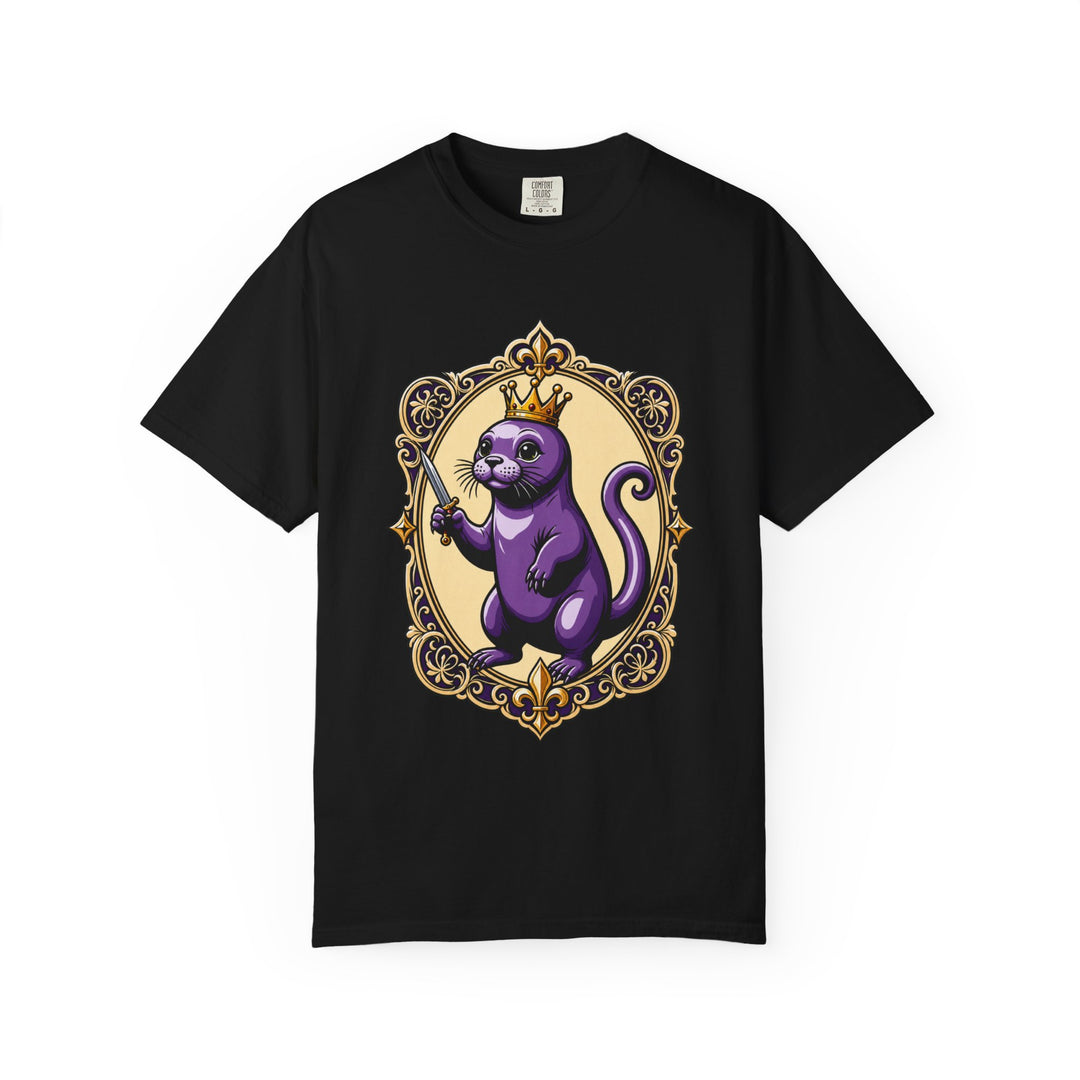 Royal Otter Dagger Crest T-Shirt Graphic