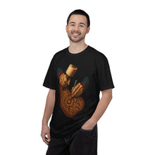 Floral Leather Tooling Arts and Crafts Graphic Tee