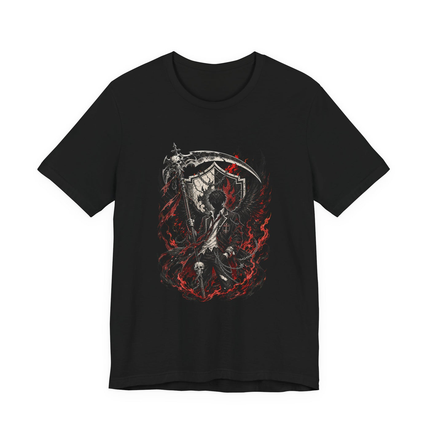 Black Flame Academy Reaper T-Shirt Graphic
