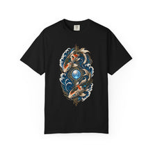 Cyber Koi Circuit Wave T-Shirt Graphic