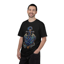 Quilted Nautical Blueberry Anchor T-Shirt Graphic