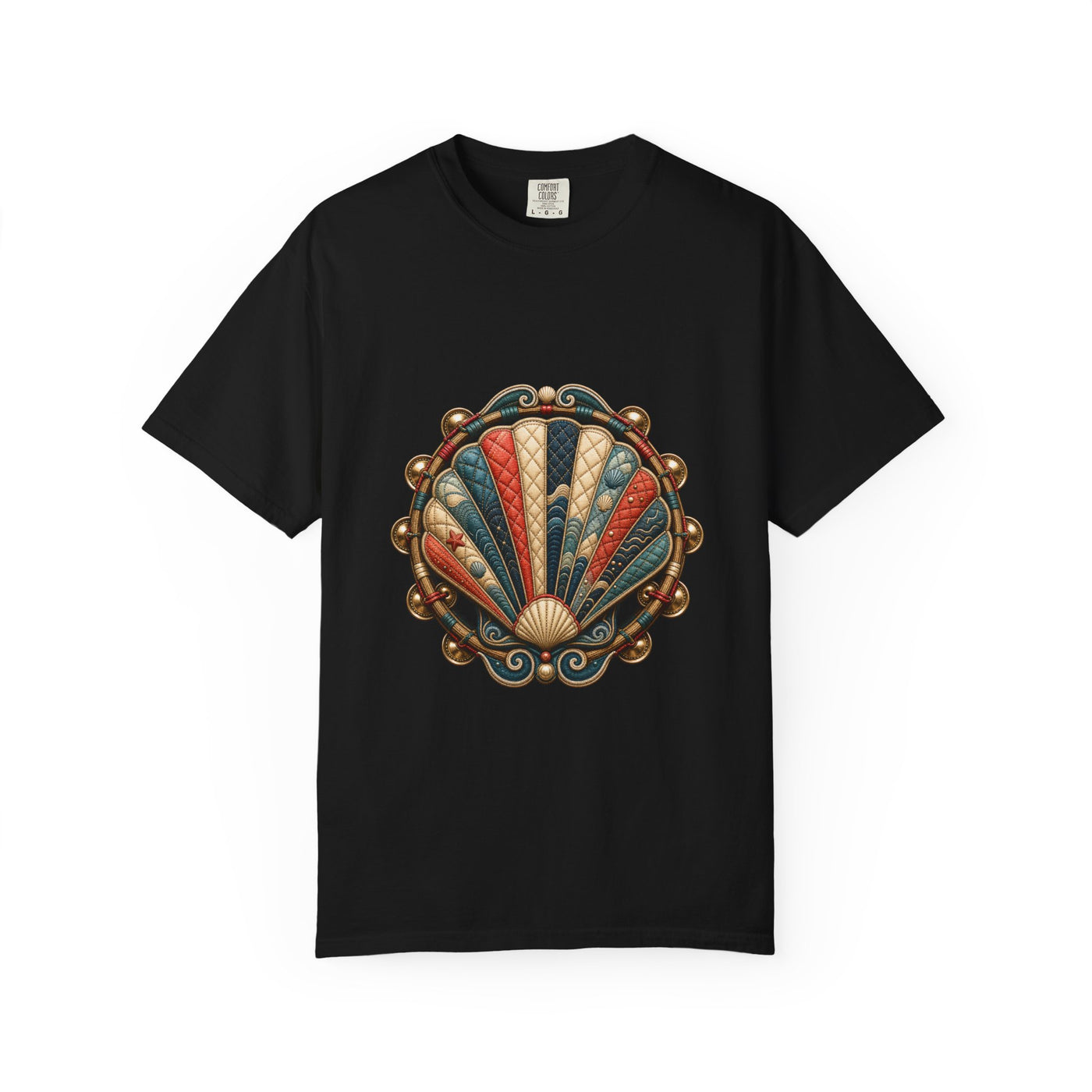 Quilted Coastal Percussion Shell T-Shirt Graphic
