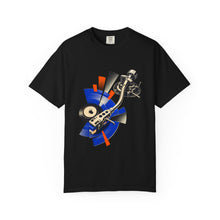 Cobalt Halftone Turntable Tonearm Graphic Tee