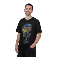 Disc Golf Chain Catcher Linocut Graphic Tee
